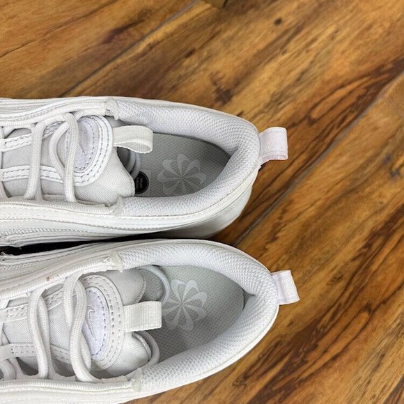 Nike Air Max 97 Triple White Women's Sneaker Sizes US7 NWT - Picture 6 of 9